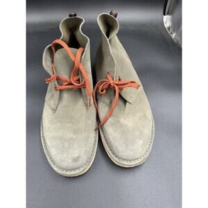 Clarks Men's Size 11 US Grey Suede Original Desert Chukka Boots
